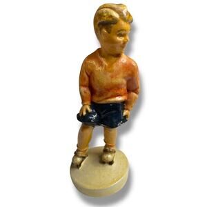 Vintage Sebastian Miniatures Sidewalk Days Boy on Skates Figurine 3.75" Numbered